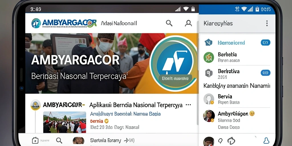 Tampilan utama AMBYARGACOR dengan beragam berita nasional terkini.