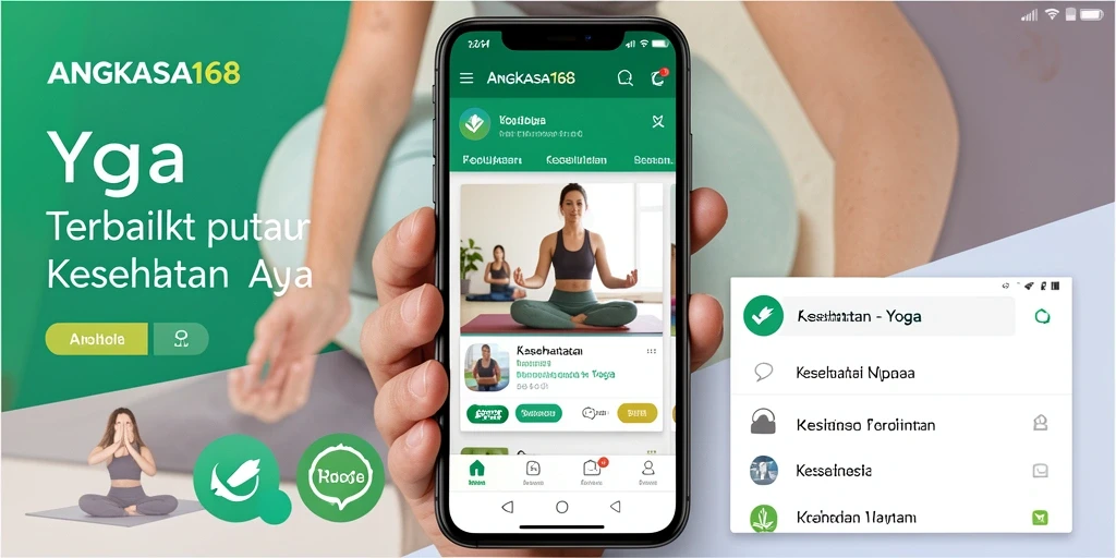Tampilan antarmuka aplikasi Yoga yang menarik dan mudah digunakan.